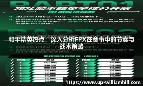 和平精英热点:深入分析FPX在赛事中的节奏与战术策略