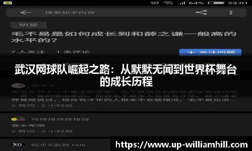 武汉网球队崛起之路:从默默无闻到世界杯舞台的成长历程